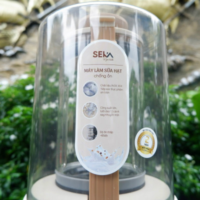 Máy Xay Nấu Sữa Hạt Đa Năng Dung Tích Lớn Chống Ồn, Cách Âm Tốt hàng nhập khẩu