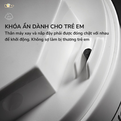 Máy xay thịt 2L Bear SB-MA02L 2L (300W) - Hàng chính hãng