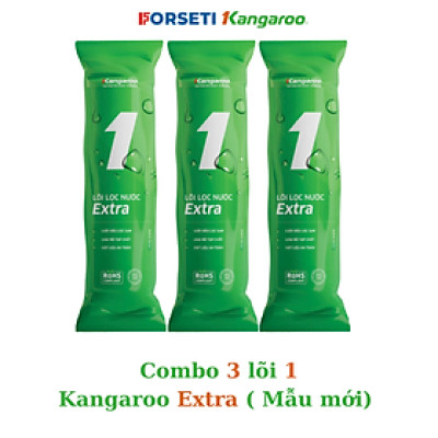Combo 3 lõi lọc nước số 1 Kangaroo - Hàng chính hãng