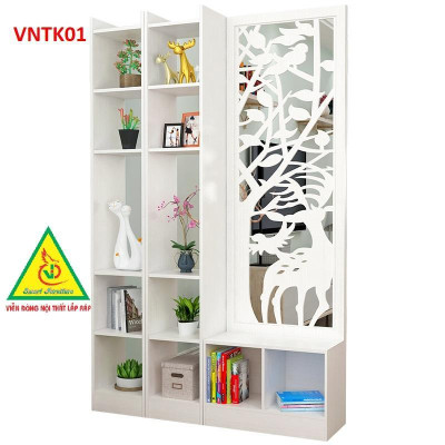 Vách ngăn tủ kệ VNTK01 - Nội thất lắp ráp Viendong Adv