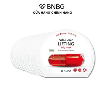 Combo 10 Mặt Nạ Nâng Cơ Mặt BNBG Vita Genic LIFTING Jelly Mask 30mlx10