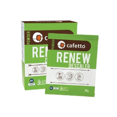 [Hàng chính hãng] Bột vệ sinh, tẩy cặn hữu cơ dành cho máy pha cafe, ấm đun nước - Cafetto Renew (25g)
