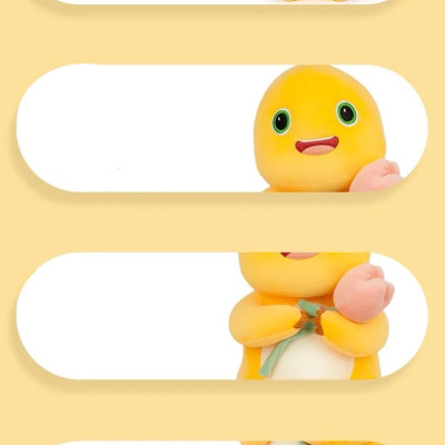 Thú nhồi bông rồng sữa vô tri êm mịn - Size từ 40cm đến 80cm- Quà tặng gấu bông rồng vàng ôm trái tim dễ thương - Gối ôm mềm mịn cho bé.