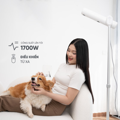 MÁY SẤY TÓC ĐỨNG VIETNAMROBOVAC A1D - HÀNG CHÍNH HÃNG BH 12 THÁNG