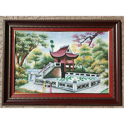 TRANH ĐÁ TỰ NHIÊN-  CHÙA MỘT CỘT - VĂN MIẾU QUỐC TỬ GIÁM -KHUÊ VĂN CÁC