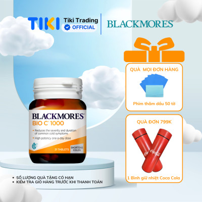 Viên Uống Bổ Sung Vitamin C Blackmores Bio C 1000mg Lọ 31 Viên