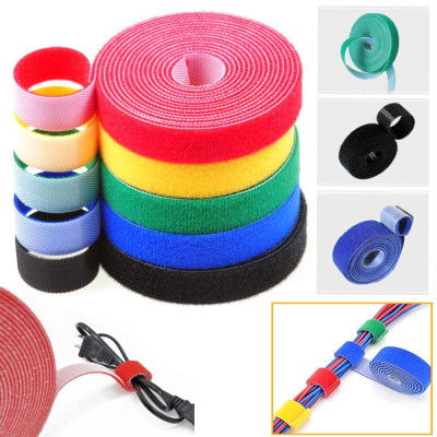Cuộn Băng Gai Dán 2 Mặt, Dây Băng Buộc Gọn Gàng Dây Đa Năng, Cáp Sạc Nhiều Màu Lựa Chọn, Dây Điện Tiện Dụng Trong Gia Đình. TakyHome 5677 Hàng Nhập Khẩu
