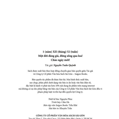 Chào Ngày Mới - Một Đời Đáng Giá Đừng Sống Qua Loa