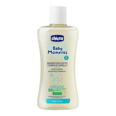 Sữa tắm gội cho bé chiết xuất Yến mạch 0M+ Chicco 200ml