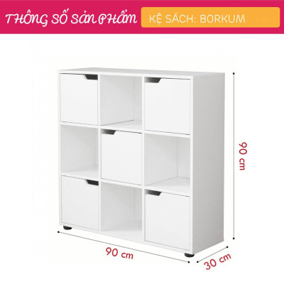 Kệ sách hiện đại thiết kế thanh lịch SMLIFE Borkum