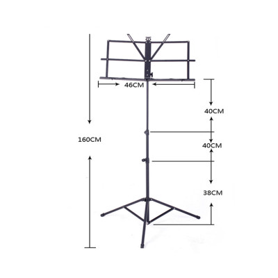 Giá để sách nhạc Woim G49 giá rẻ ( Màu đen)