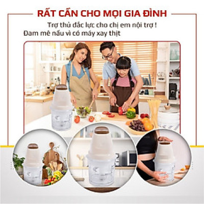 Máy xay thịt, máy xay tỏi ớt đa năng SOKANY SK-06009 nhỏ gọn dung tích 700ml, nhỏ gọn dễ dàng sử dụng và vệ sinh -HÀNG CHÍNH HÃNG