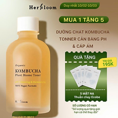 Toner Herbloom Cấp Ẩm Chống Lão Hoá Da Cân Bằng Da Kombucha Plant Biome 150ML