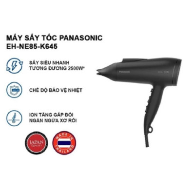 [ Hàng Chính Hãng ] Máy sấy tóc ionity Panasonic EH-NE85-K645 bảo vệ tóc - Sấy siêu nhanh công suất 2300W