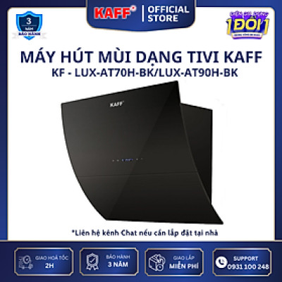 Máy hút mùi dạng TV cảm ứng điều khiển từ xa 900mm KAFF KF-LUX-AT90H-BK - Hàng Chính Hãng