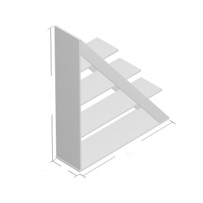 Giá sách hiện đại gỗ công nghiệp SMLIFE Brad