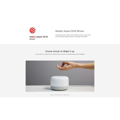 ĐÈN LED ĐẦU GIƯỜNG/ ĐÈN NGỦ THÔNG MINH XIAOMI YEELIGHT YLCT01YL - HỖ TRỢ APPLE HOMEKIT – BẢN QUỐC TẾ - NHẬP KHẨU CH