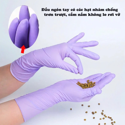Bộ 20 Chiêc găng tay cao su dài 35,5cm Rửa Bát, Chống Nước, Không Mùi - HÀNG CHÍNH HÃNG MINIIN