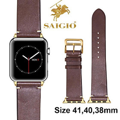 Dây Đeo Apple Watch 41mm 40mm 38mm, Chất Liệu Da Bò Cao Cấp, Phong Cách Vintage Hoài Cổ, Đơn Giản Và Tinh Tế, Tương Thích Các Phiên Bản Series 10/9/8/7/6/5/4/3/2/1/SE/SE2