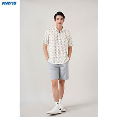 Sơ mi nam cộc tay May 10 form RegularFit mã 010124001