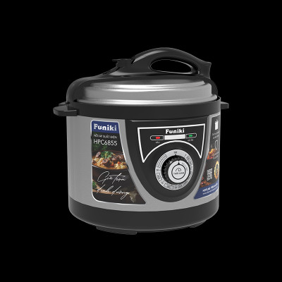 Nồi áp suất điện 5 L Funiki HPC6855 - Công suất 900W - Bảo hành 26 tháng - Hàng chính hãng
