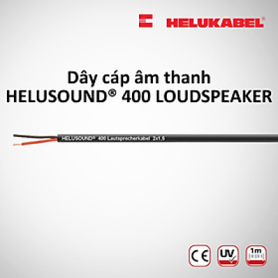 Dây cáp âm thanh HELUKABEL HELUSOUND 400 Lautsprecherkabel | Black | 2 x 2.5 mm²