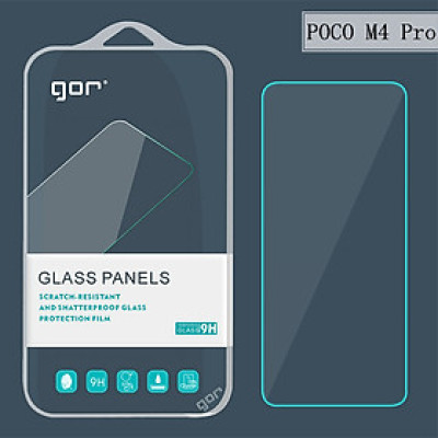 Bộ 2 Kính cường lực GOR cho Xiaomi Poco M4 Pro 5G trong suốt 2.5D ( 2 miếng) Hàng nhập khẩu