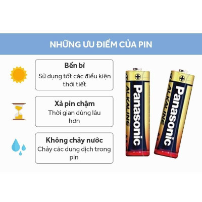 Pin AA Panasonic AKL LR6T/2B