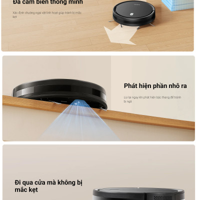 Robot hút bụi lau nhà Xiaomi Robot Vacuum E5 - Hàng chính hãng