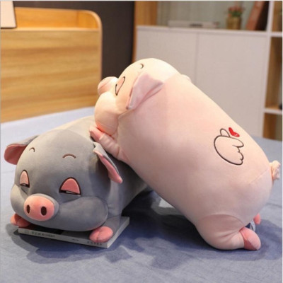 Gấu bông heo phê cần - Size 40cm - Quà tặng thú nhồi bông heo mắt hí dễ thương.