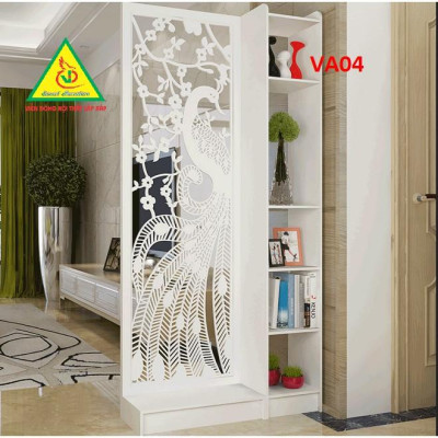 Vách ngăn liền kệ 1 vách 1 kệ VA05 - Nội thất lắp ráp Viendong Adv