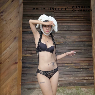 Combo 2 Áo Ngực Cúp Tròn Lưng Ren Miley Lingerie Màu Đen và Da - BRM002