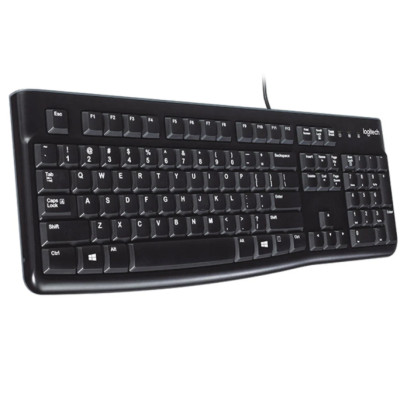 Combo chuột phím có dây Logitech MK120 - Hàng chính hãng 