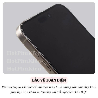Kính Cường Lực HODA CORNING Siêu Mỏng 0.33mm – Bảo Vệ Toàn Diện Cho iPhone 12 13 14 15 16 Series Pro Pro Max Plus - Hàng nhập khẩu