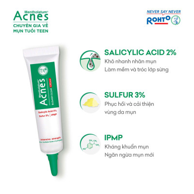 Kem chấm mụn chuyên sâu Acnes Blemish Clear Cream 10g