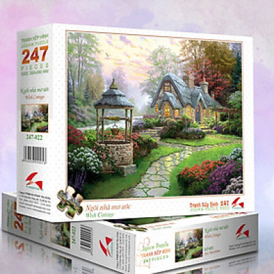 Tranh xếp Hình Tia Sáng Ngôi nhà mơ ước (247 Mảnh Ghép)