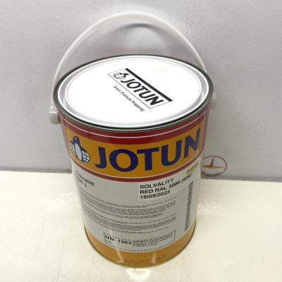 Sơn chịu nhiệt 600oC Jotun Solvalitt màu đỏ Red 926 _ 5L