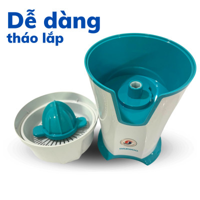 Máy Vắt Cam trực tiếp ra vòi Daewoo DEM-JK580 công suất 40W, dung tích 200ml - Hàng chính hãng