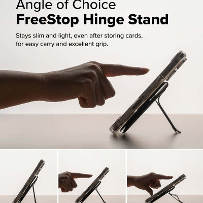 Ví kiêm giá đỡ RINGKE Slide Grip Wallet Magnetic - Hàng Chính Hãng