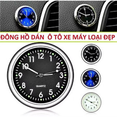 1 CÁI ĐỒNG HỒ TAPLO DẠNG KIM XEM GIỜ TRÊN XE HƠI ÔTÔ MẪU MỚI CHẤT LƯỢNG 