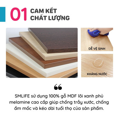 Kệ Sách Để Bàn Phong Cách Hiện Đại Thương Hiệu SMLIFE (Nhiều mẫu, có thể đổi Size và màu sắc)