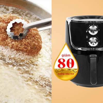 Nồi Chiên Không Dầu Magic A-801 (6.0 Lít) - Hàng Chính Hãng