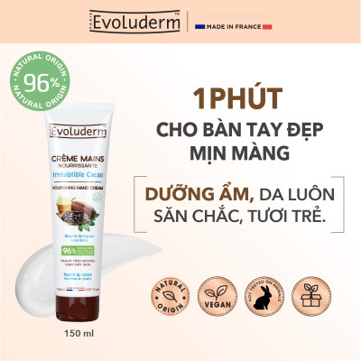 Kem dưỡng ẩm làm mềm bảo vệ da tay Evoluderm 150ml