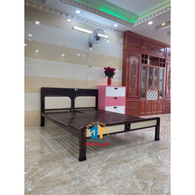 Giường sắt giả gỗ 1m ĐẠI THÀNH
