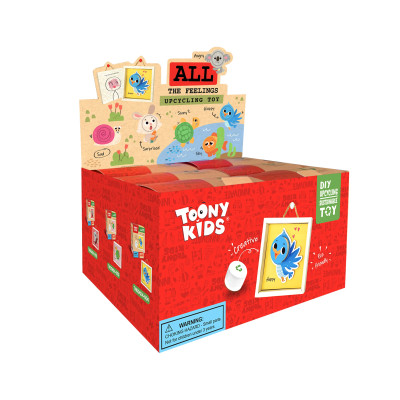 Bộ Đồ Chơi DIY TOONYKIDS Thú Cảm Xúc All The Feel Shy TN00424-005 [Tặng Kèm Sticker]