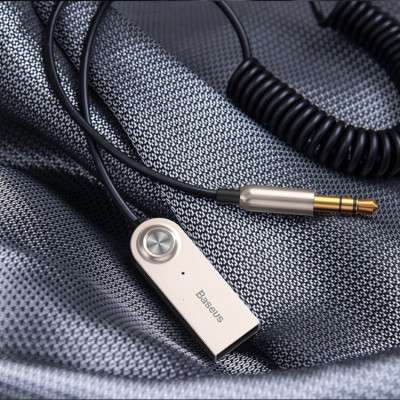 Bộ chuyển âm thanh Baseus Audio Adapter BA01 USB Wireless USB ra 3.5 AUX CABA01 - Hàng chính hãng