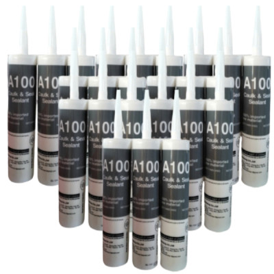 Keo Silicone A100-75 Lon; Hộp= 25 lon/300ml; Mầu trắng sứ"