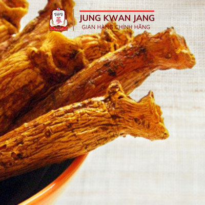 Lương Sâm Củ khô Hàn Quốc Hộp Thiếc GOOD ROOTS KGC Jung Kwan Jang 300g (14 củ)