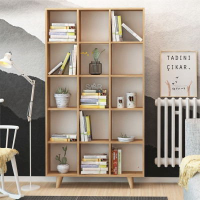Tủ để sách gỗ công nghiệp cho gia đình SMLIFE Bugio