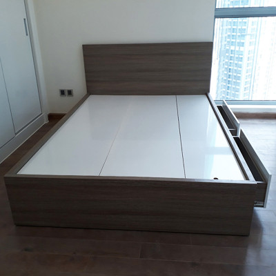 Giường ngủ 2 hộc kéo Tundo 140cm x 200cm
